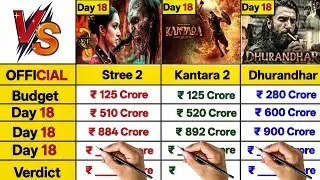 Dhurandhar Beat Stree 2 & Kantara A Legend Lifetime Collection😍 In Just 18 Days।।