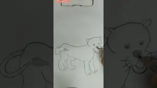 Easy Drawing of jaguar || #trending #viral #shorts