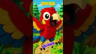 Animal Sounds Song 🎶 A LEGO Animal Sound Rap! Polecat, Macaw to Hammerhead 🦜 Fun Rhymes for Toddlers