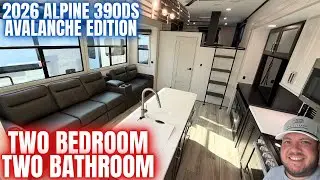 Alpine 390DS AVALANCHE EDITION 2026 года | Две спальни, две ванные комнаты, мансарда + большой ди...