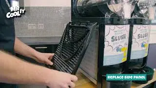 How to clean a slush machine condenser