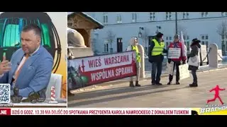 ,,Wieś - Warszawa - wspólna sprawa''' Wielki Protest Rolników przeciwko Mercosur | Michał Rachoń