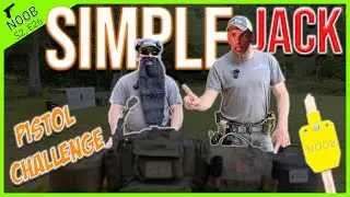 Simple Multi Target Accuracy Shooting Drill┃ NOOB Simple Jack Pistol Challenge