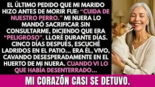 Mi nuera sacrificó al perro que mi difunto esposo me dejó para “cuidar”  Días después, lo encont