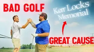 We raise money by golfing....terribly