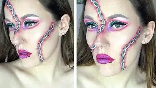 Glitter Stitches Halloween Tutorial