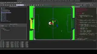 Demo AAS Simulasi Webots untuk mengejar bola dengan penerapan sistem kendali fuzzy dan IK