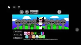 Sprunki OC + WARNING: THEY ARE NOT MY OC!!!