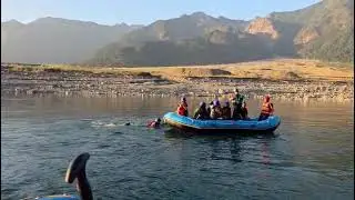 Backward dive in Dibang River 