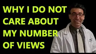WHY I DO NOT CARE ABOUT MY YOUTUBE CHANNEL NUMBER OF VIEWS AND SUBSCRIBERS