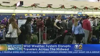 Winter Weather Causes Flight Cancelations At O'Hare And Midway Airports