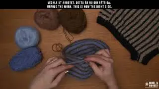 V&auml;nd i stickningen / German short rows