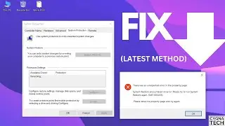 Как исправить ошибку восстановления системы 0x81000203 | Как исправить ошибку вкладки &laquo;Защита сис...