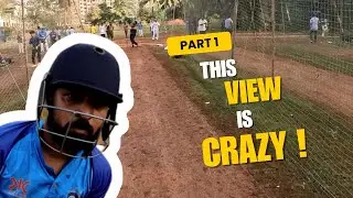 This View Is Crazy! 😳 Helmet Cam Cricket POV (Part 1)
