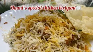 Ummi&rsquo;s special chicken dum biriyani recipe🍽️🍚 chicken biriyani recipe | dinner recipe #recipe
