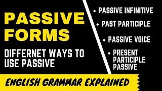 Passive Forms - alternative to Passive Voice