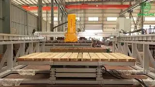 Customer-customized PLC-600 Laser Bridge Cutting Machine with dual worktables#bridgesaw #marble