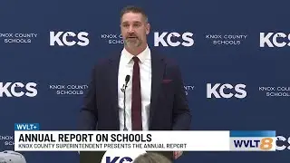 Knox County Superintendent presents the annual report on schools
