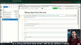 Taking input 