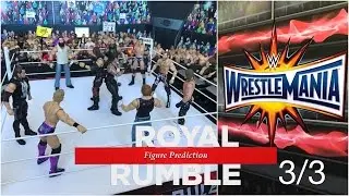 WWE Figure Royal Rumble match 2017 (prediction) 3/3