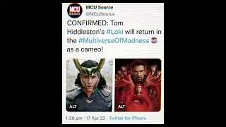 #loki cameo in #DR_STRANGE #multiverse of #madness #shorts #marvel