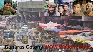 Pakistan walking tour, Banaras colony karachi, Pathan colony karachi karachi street wow walking tour