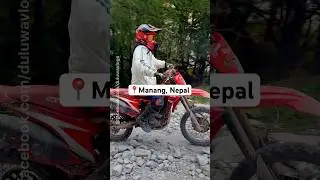 🏍️🏔️ Saw people riding Crossfire bikes to Manang&mdash;looked absolutely crazy! #klickswithkapil #manang