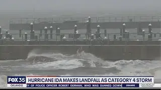 Hurricane Ida makes landfall in Louisiana as Category 4 storm