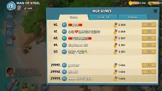 Reaching Global Rankings in Boom Beach after 3 Months of Pushing!