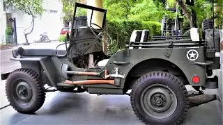 Ford GPW 1944 года времён Второй мировой войны, великолепно отреставрированный мастерской Sonpar'...