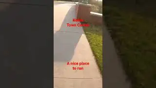 Keller Town Center - a nice place to run