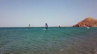Wing + Wind Surfing @Kouremenos beach (4K Music Video) #wingsurfing #windsurfing #beach #crete