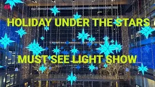 4k The Shops at Columbus Circle holiday light show is a must visit during Christmas in NYC