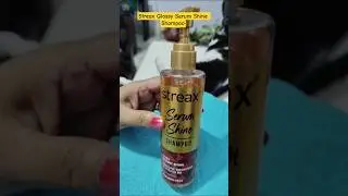Streax Glossy Serum Shine Shampoo #shampoo #haircare #serum