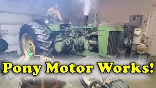 John Deere R - Pony Motor First Start