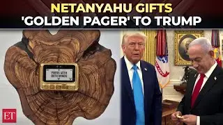 Netanyahu gifts 'golden pager' to Donald Trump; Know &lsquo;hidden meaning&rsquo; behind Bibi&rsquo;s gift