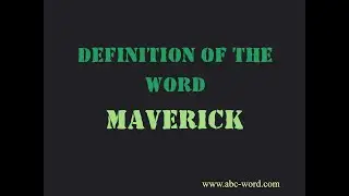 Definition of the word 
