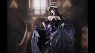 Распаковка и обзор фигурки ARTIST MASTERPIECE+: Albedo (Black Dress Ver.)