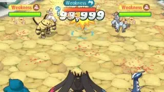 Pok&eacute;mon Masters EX zygarde 99,999 damage!!! battle power epic!!!