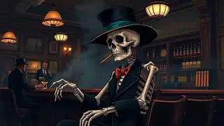 ☕Late Nights at Mr. Bones Jazz Bar 💀 | Cozy Piano Jazz for Relaxation & Focus
