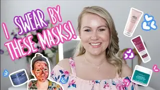 TOP 5 SKINCARE MASKS | My Favorite Exfoliating, Clay, and Moisturizing Masks!