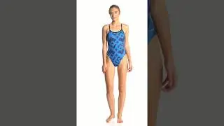 Dolfin Reliance Women's Trax String Back One Piece Swimsuit | SwimOutlet.com