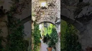 Walking around one of the most beautiful fairytale villages in France, &Egrave;ze 🇫🇷#eze #village #france