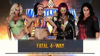 WWE 2K18 WRESTLEMANIA 33 ELIMINATION BAYLEY VS CHARLOTTE FLAIR VS SASHA BANKS VS NIA JAX