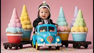 Magic Ice Cream Train | Fun Sweet Treat Song for Kids | English