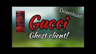 Gucci GHOST Client 1.8 Minecraft Hacker Como Instalar e Baixar