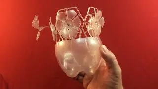 Como Fazer (Passo a Passo,) Enfeite de Mesa Floral-Reciclando com Arte