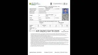 My Gat B 2025 results 🤩,AIR 26
