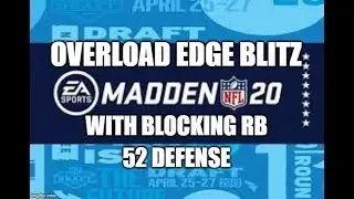 Madden 20 Glitches Cheats and Tips - Edge Blitz w/ Blocking RB - 52 Normal