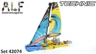 Lego Technic 42074 Racing Yacht - Lego Speed Build Review